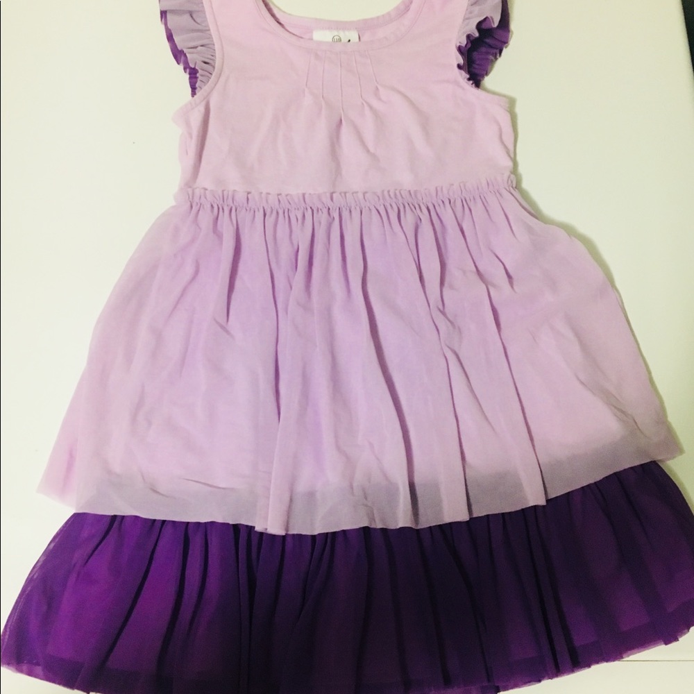 Hanna Andersson Girls Purple Dress